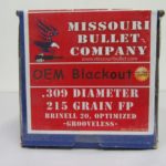Missouri Bullet Co. - CAST (.309)OEM BLKOUT 215gr FP COATED 250/Box