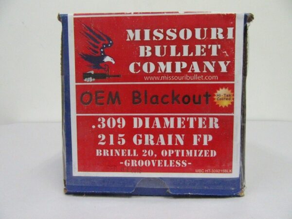 Missouri Bullet Co. - CAST (.309)OEM BLKOUT 215gr FP COATED 250/Box