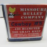 Missouri Bullet Co - 44 Cal (.430) LEAD 200gr RNFP CB#5 500/Box