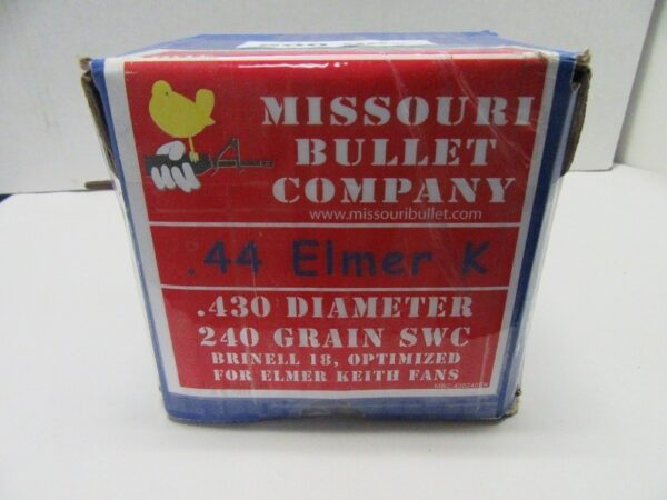 Missouri Bullet Co. - 44 Cal (.429) LEAD 240gr SWC ELMER K 500/Box