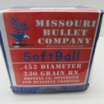 Missouri Bullet Co - 45 Cal (.452) LEAD 230gr RN SOFTBALL 500/Box