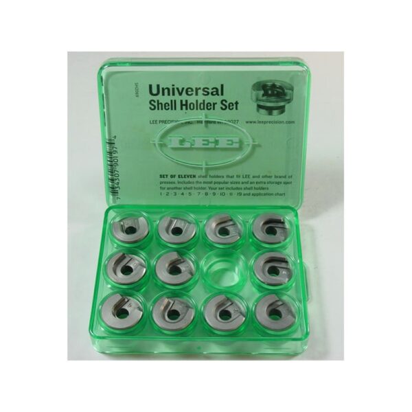 LEE - SHELLHOLDER SET 11 S/H's for PRESS/AP-II (GREEN BOX)     