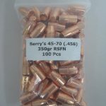 Berry's - 45-70 (.458) 350gr BULLET RSFN w/CANN. 100/Bag