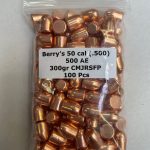 Berry - 50cal AE (.500) 300gr RSFP BULLET 100Bag