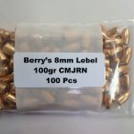 Berry - 8mm Lebel (.330) 100g TMJ RN 100/Bag