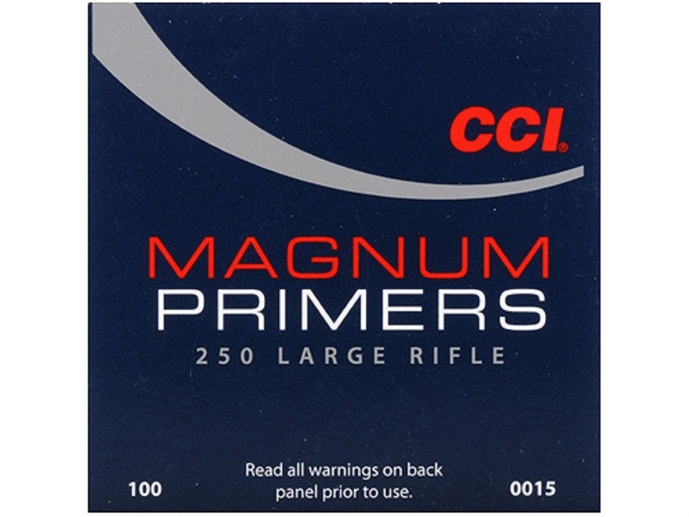 CCI - PRIMER #250 LARGE RIFLE Magnum 100/SLEEVE