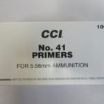 CCI - #41 NATO SPEC SMALL RIFLE PRIMERS 1000/box