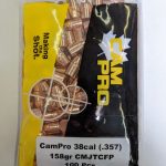 CamPro - 38/357 Cal (.357) 158gr Trunc Cone 100/Bag