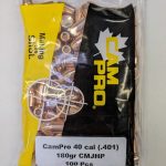 CamPro - 40cal/10mm (.401) 180gr Trunc Cone HP BULLET 100/Bag