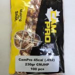 CamPro - 45 cal (.452) 230gr HP BULLET 100/Bag