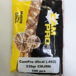 CamPro - 45 cal (.452) 230gr RN BULLET 100/Bag