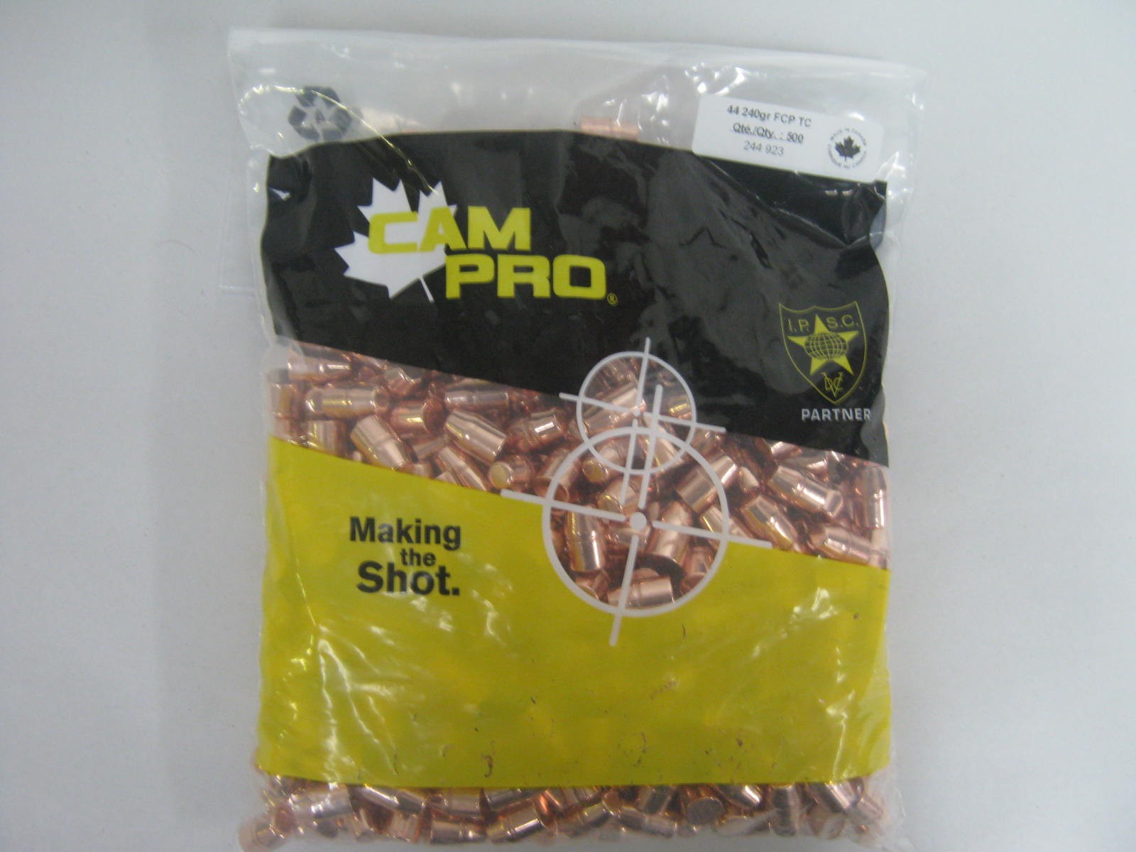 Campro 44cal 240gr TC CamPro - 44cal (.429) 240gr CMJTCFP 250/Bag - Image 1