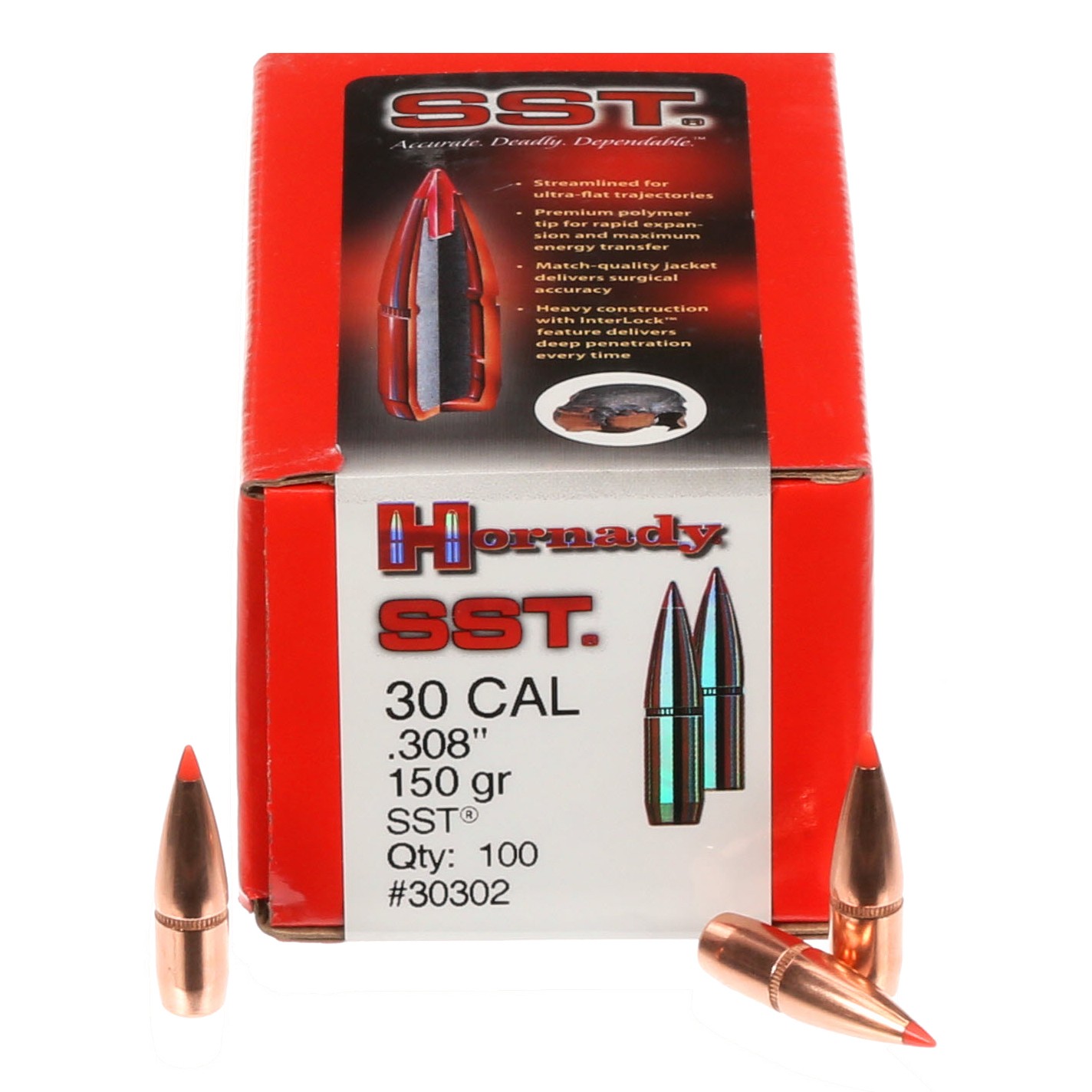Murdoch's-2015 © Hornady - 30cal (.308) 150gr SST BULLET SuperShok 100/Box - Image 1