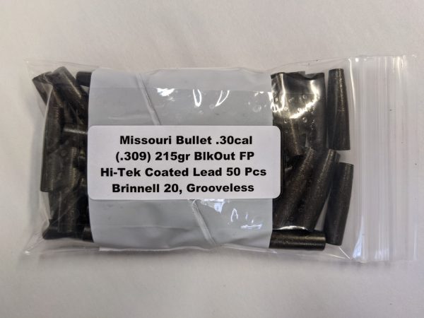 Missouri Bullet Co. - CAST (.309) OEM BLKOUT 215gr FP COATED 50/Bag