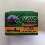Sierra - 22(.224) 77gr HPBT BULLET MATCHKING 50/Box 1