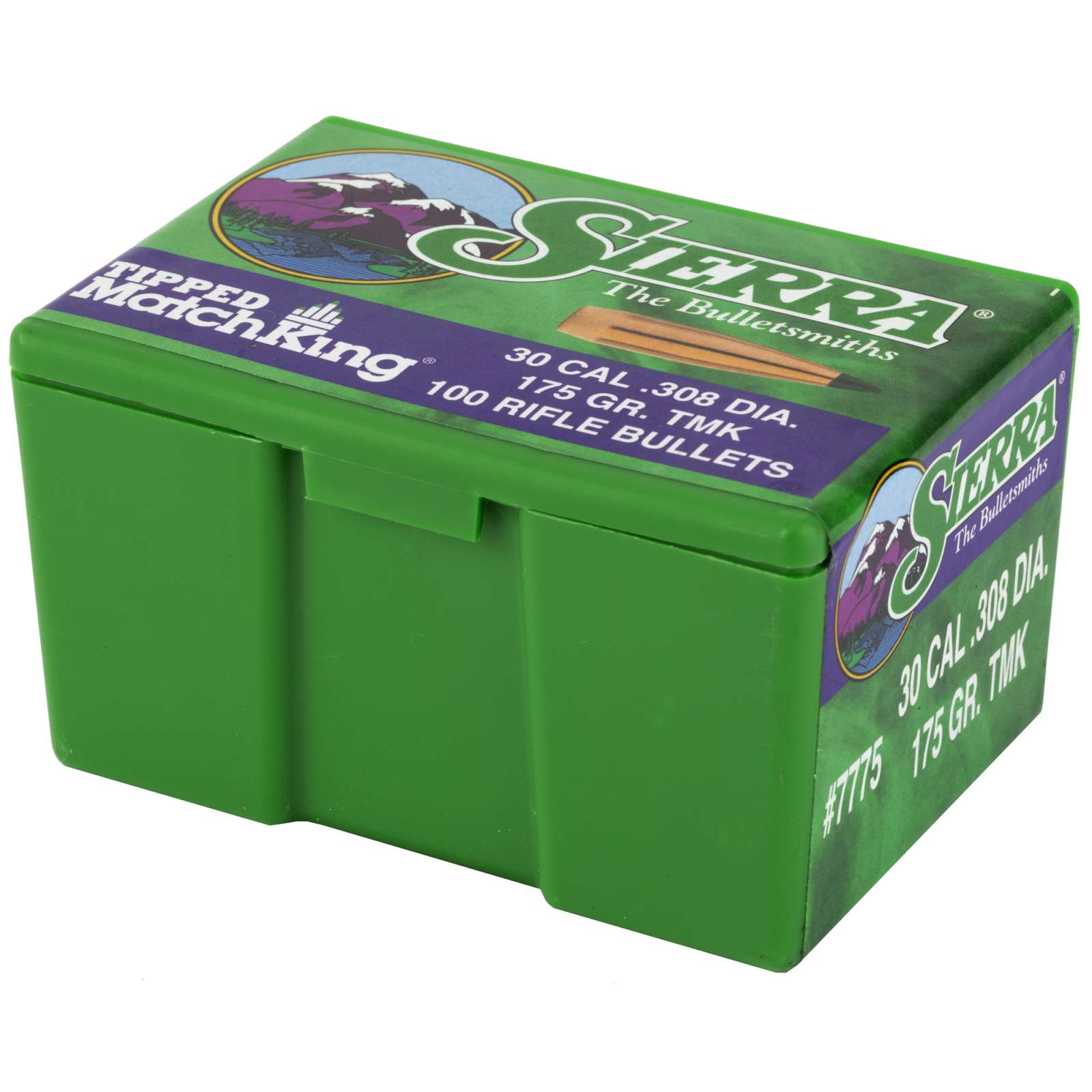 Sierra 7775 Sierra - Tipped MatchKing 30cal (.308) 175 Grain Polymer Tip 100/Box - Image 1