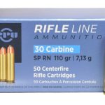 PRVI AMMO 30M1 CARBINE 110gr SPRN 50/Box