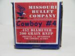 MISSOURI BULLET COMPANY CAST 45c (.452) 200gr Long Colt LRNFP CB #4 500/Box
