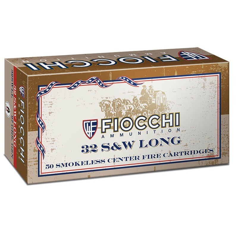 Fiocchi 32 S&W Long FIOCCHI AMMO 32 S&W LONG 97gr LRN 50/Box - Image 1