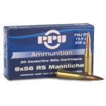 PRVI AMMO 8x56R HUNGARIAN MANN. 208gr FMJBT 20/Box