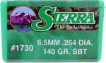 SIERRA 6.5 (.264)140gr SBT BULLET GAMEKING 100/Box