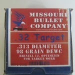 MISSOURI BULLET COMPANY CAST 32c (.313) 98gr DEWC .32 TARGET 500/Box