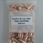 CamPro 45cal (.458) 350gr RS-Spitzer Bullet 100/Bag