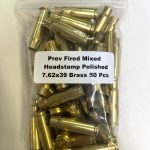 Previously Fired Mixed Headstamp Brass 7.62x39 CleanPolished 50Bag