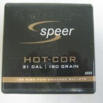 Speer Hot-Cor Bullets 303 Cal, (.311 Dia) 180gr SPRN 100/Box