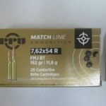 PRVI AMMO 7.62x54R 182gr Match FMJBT 20/Box