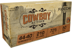 FIOCCHI AMMO 44-40 WINCHESTER 210gr LRNFP-COWBOY 50/Box