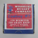 Missouri Bullet Company Cast 44c (.430) 180gr RNFP CB #7 500-Box