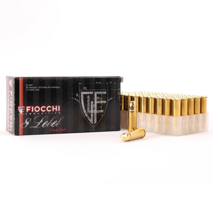 Fiocchi 8mm Lebel ammo FIOCCHI AMMO 8MM FRENCH LEBEL REV. 111gr FMJ 50/Box - Image 1