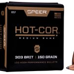 Speer Hot-Cor Bullets 303 Caliber (.311 Dia) 150gr Spitzer 100/Box