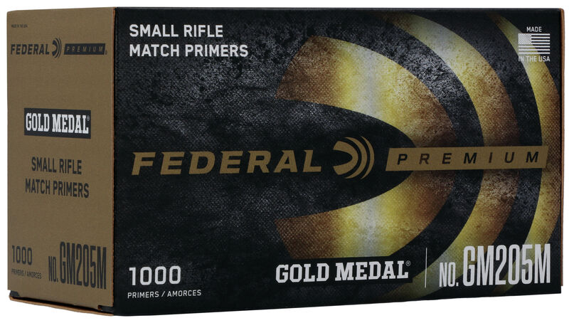 Federal #GM205M primers 1K Box FEDERAL PRIMER GM210M LARGE RIFLE MATCH 1000/Box - Image 1