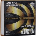 FEDERAL PRIMER GM210M LARGE RIFLE MATCH 100/Sleeve