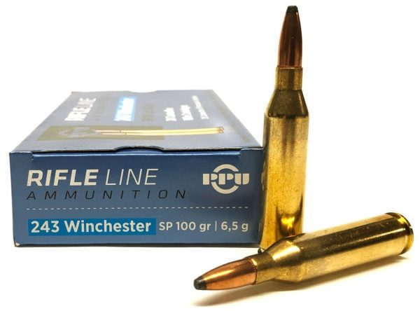 PRVI AMMO 243 WINCHESTER 100gr SP 20/Box