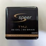 Speer 22cal (.224) 55gr TMJ BULLET 100/Box 1