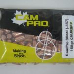 CamPro - 38/357 Cal (.357) 158gr RSFP 100/Bag