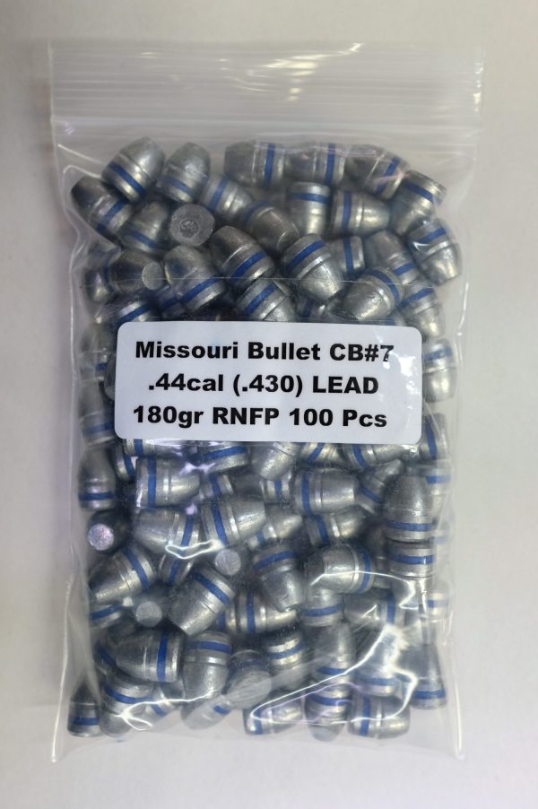 MISSOURI BULLET COMPANY CAST 44c (.430) 180gr RNFP CB #7 100/Bag