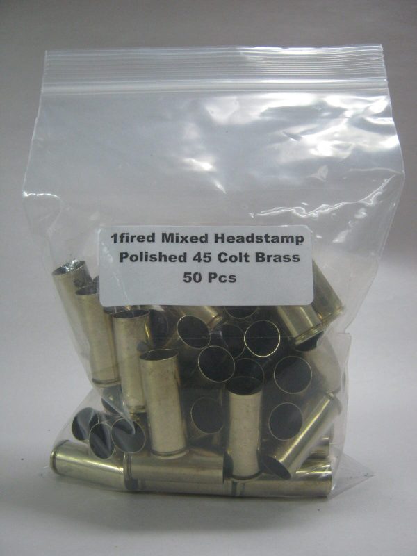 Prev Fired 45 Colt Brass Polished 50 Cases