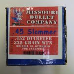 MISSOURI BULLET COMPANY CAST 45c (.452) 325gr WFN 45 SLAMMER 350/Box