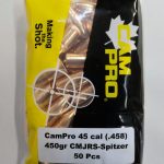 CamPro 45cal (.458) 450gr RS-Spitzer Bullet 50/Bag