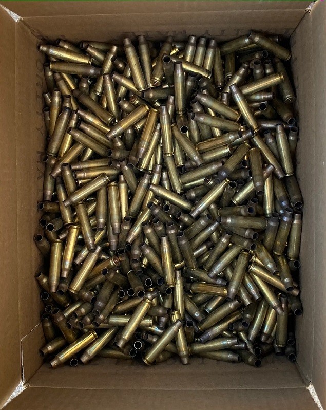 223 Range brass Previously Fired Non Polished Mixed Headstamp 5.56/.223 Rem Cases per 1 lb - Image 1