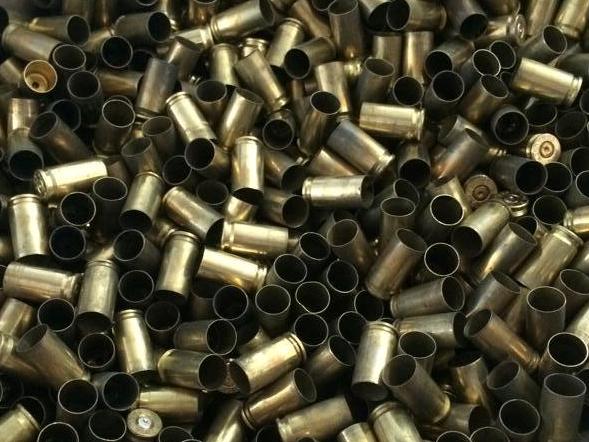 45acp Range brass Previously Fired Mixed Headstamp, Large & Small Primer Pockets Non Polished 45 ACP Range Brass Casings / 1 LBS - Image 1