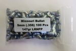 MISSOURI BULLET COMPANY CAST 9MM (.356) 147gr FP SUBSONIC 100/Bag