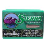 SIERRA 30cal (.308)165gr HPBT BULLET GAMEKING 100/Box