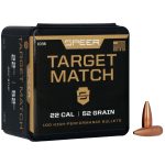 SPEER 22 (.224) 52gr HPBT BULLET MATCH 100/Box