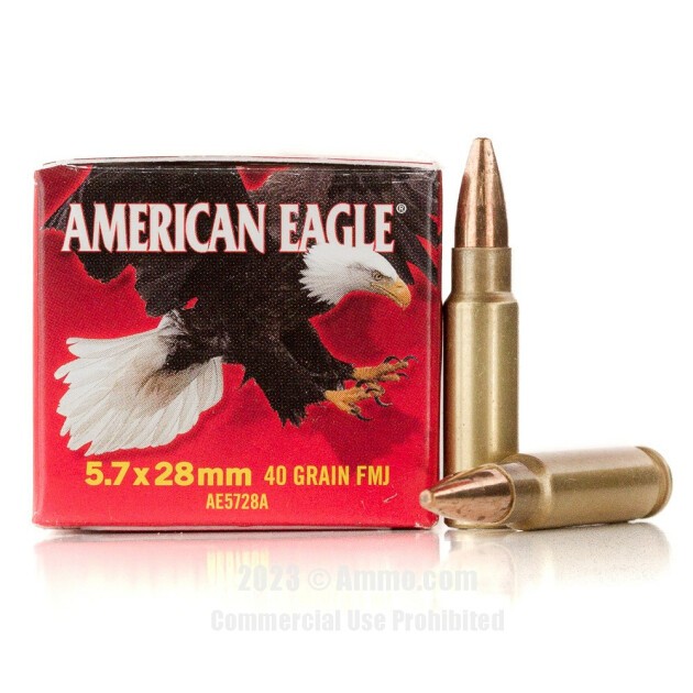 FEDERAL AMMO 5.7x28 FEDERAL AMMO 5.7x28 40gr FMJ AM.-EAGLE 50/Box - Image 1