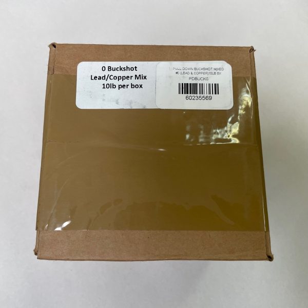 PULL DOWN BUCKSHOT MIXED #0 (LEAD & COPPER) 10LB Box 1